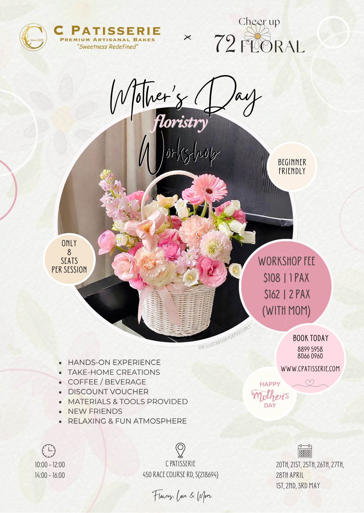 Mother’s Day Floral Workshop Experience