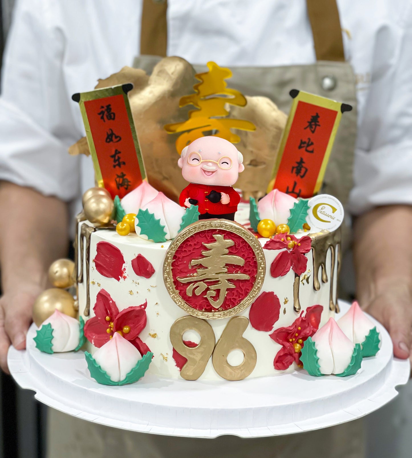 Longevity Cake for Daddy: His Golden Years Journey