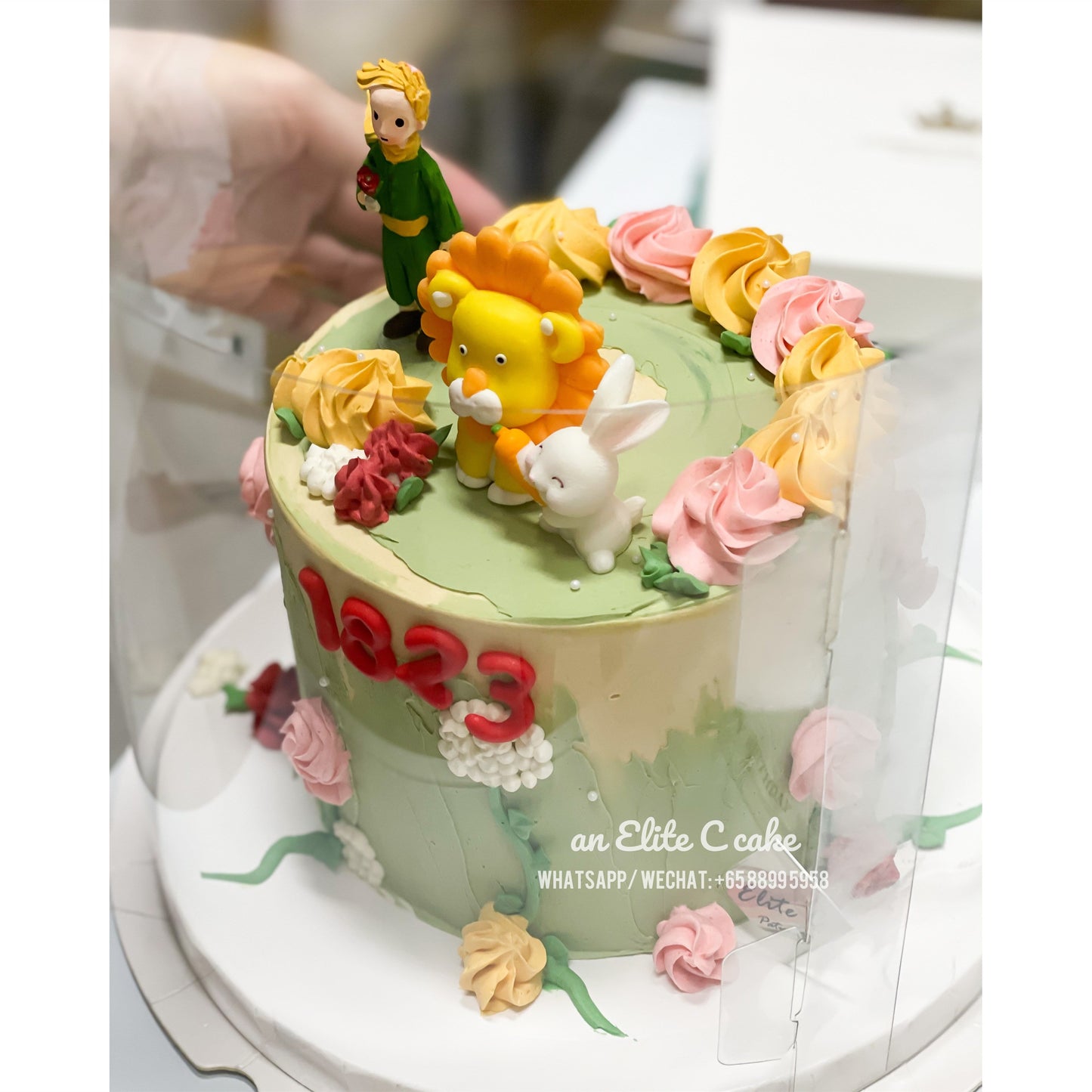 Little Prince Inspired Cake: Flower Field