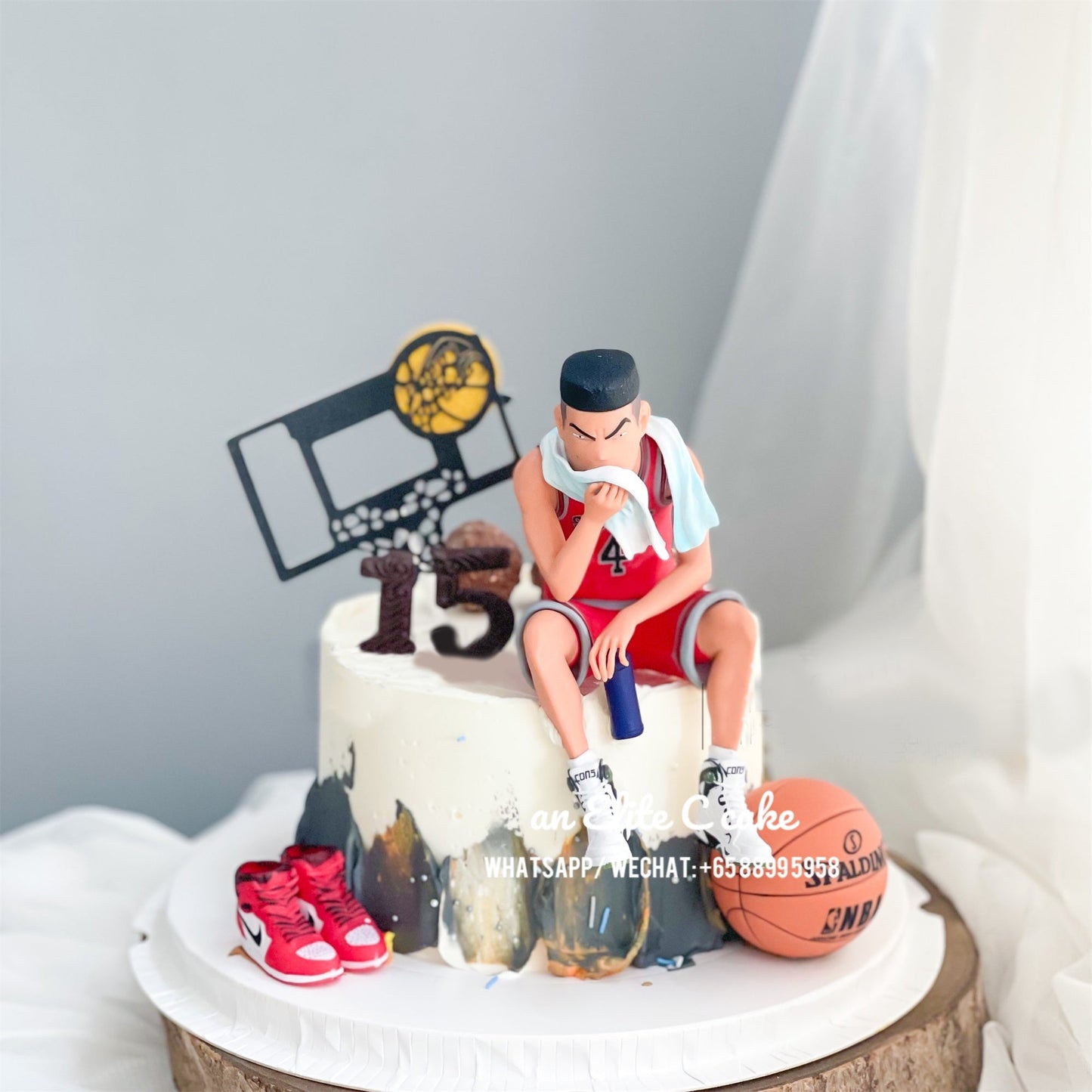 Sports Themed Basketball Cake: The Slam Dunk Cake