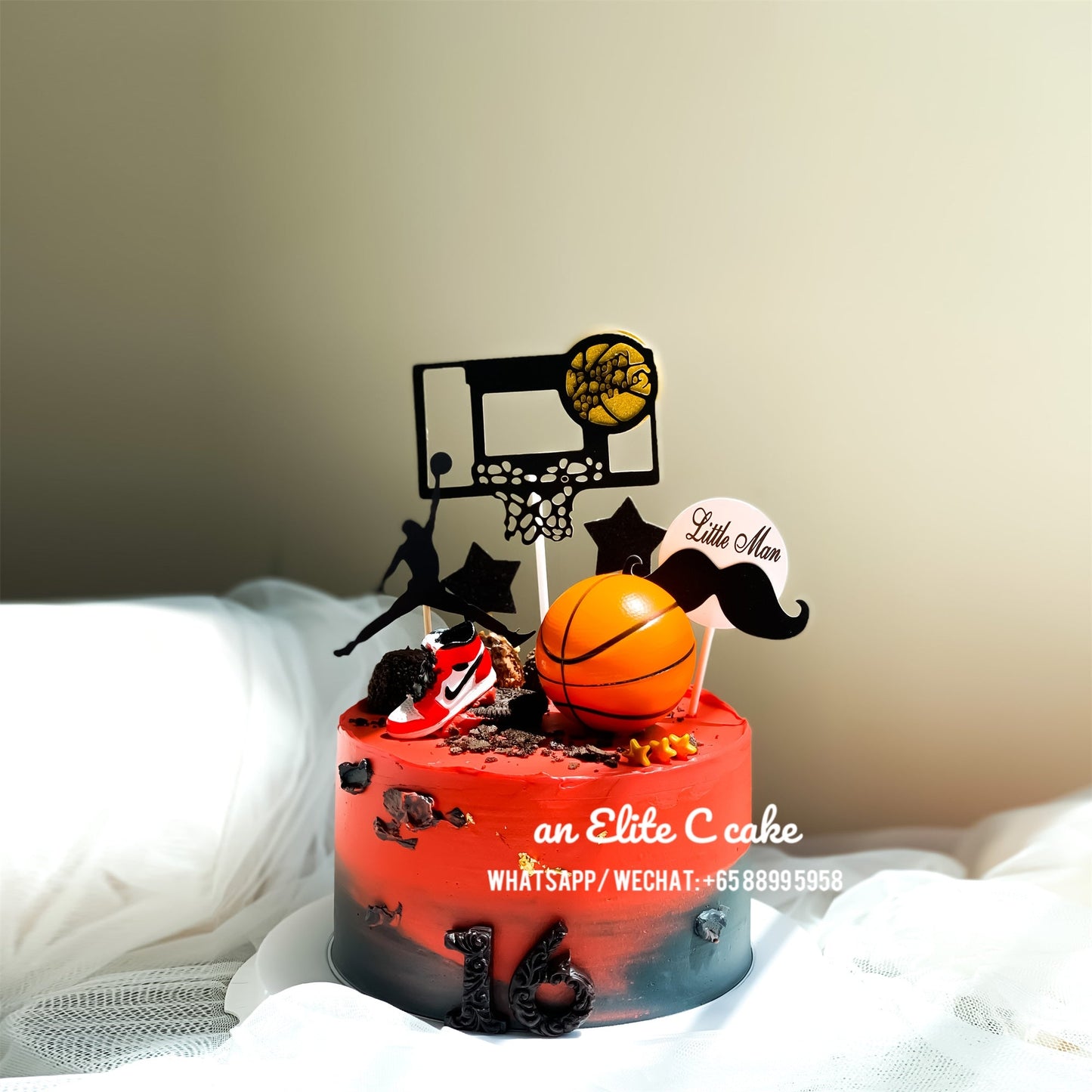 Sports Themed Basketball Cake: Hoops of Delight