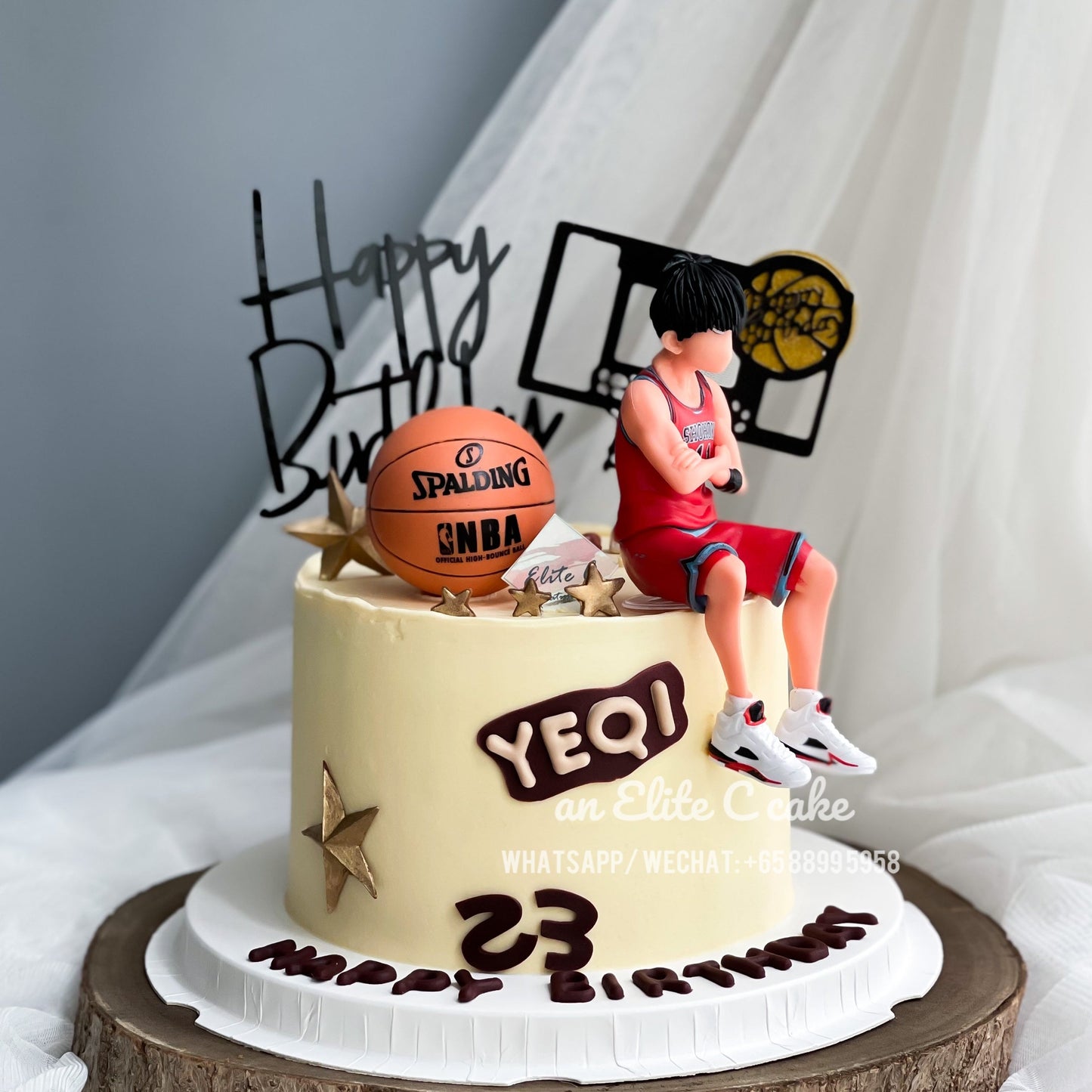 Sports Themed Basketball Cake: MVP Marvel