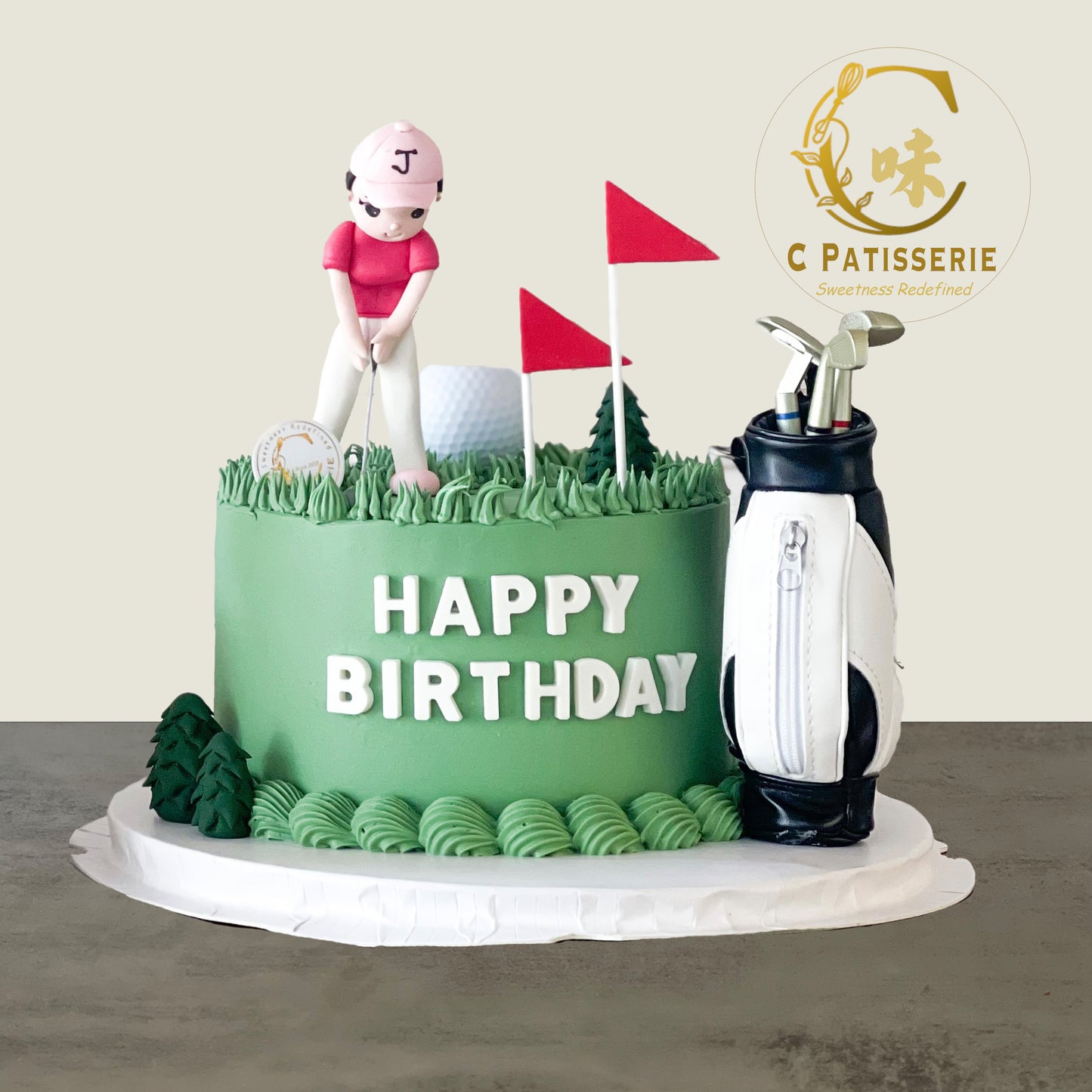 Sports Cake: Her Tee Time Treat