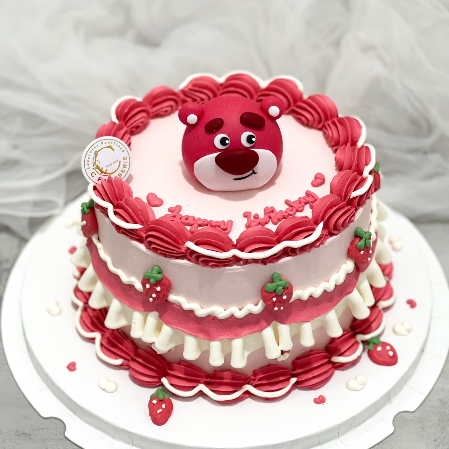 Toy Movie Inspired Cake: Pink Bear