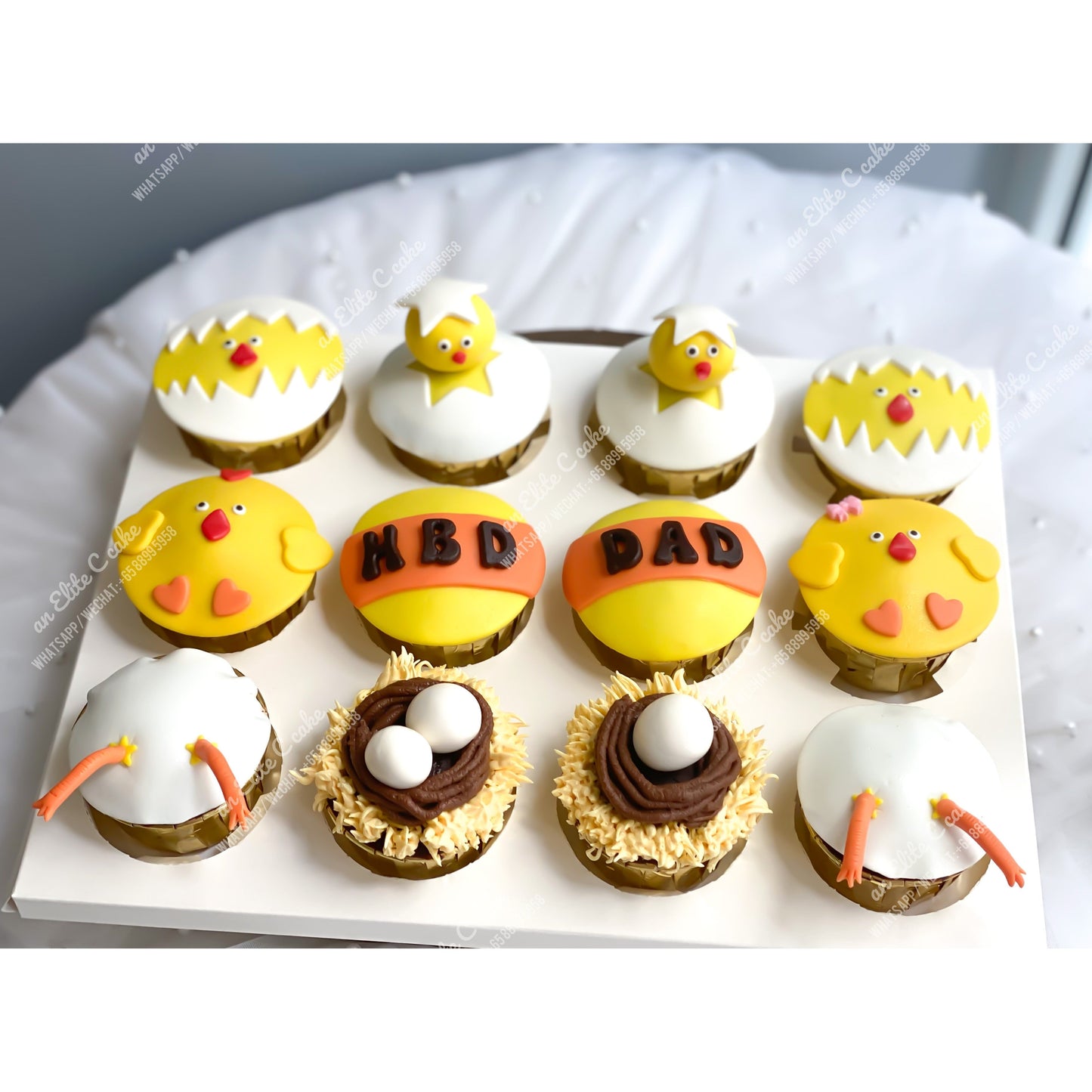 Chicken: Born of Life (3D Handcraft Topper)