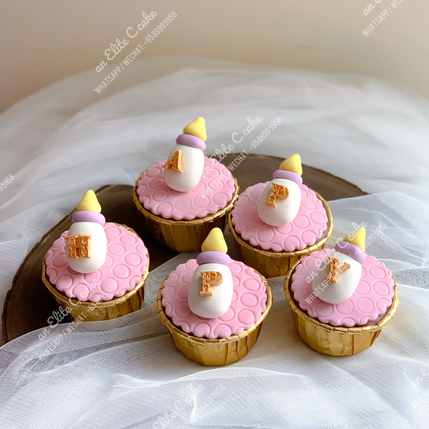 Babyshower - Milk Bottle (3D Topper - Single Design)