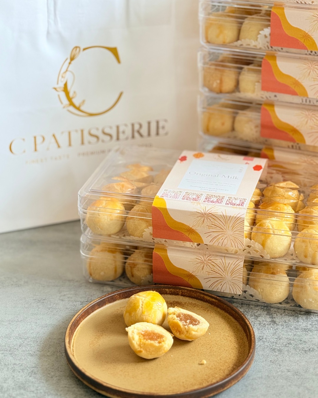 Golden Prosperity Pineapple Tarts (Original Milk)