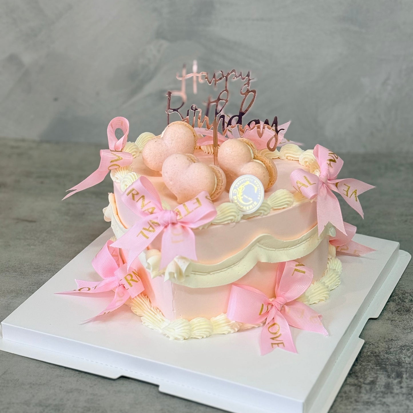 Sweetheart Blush Cake