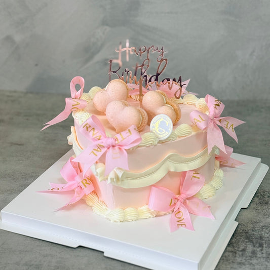Sweetheart Blush Cake