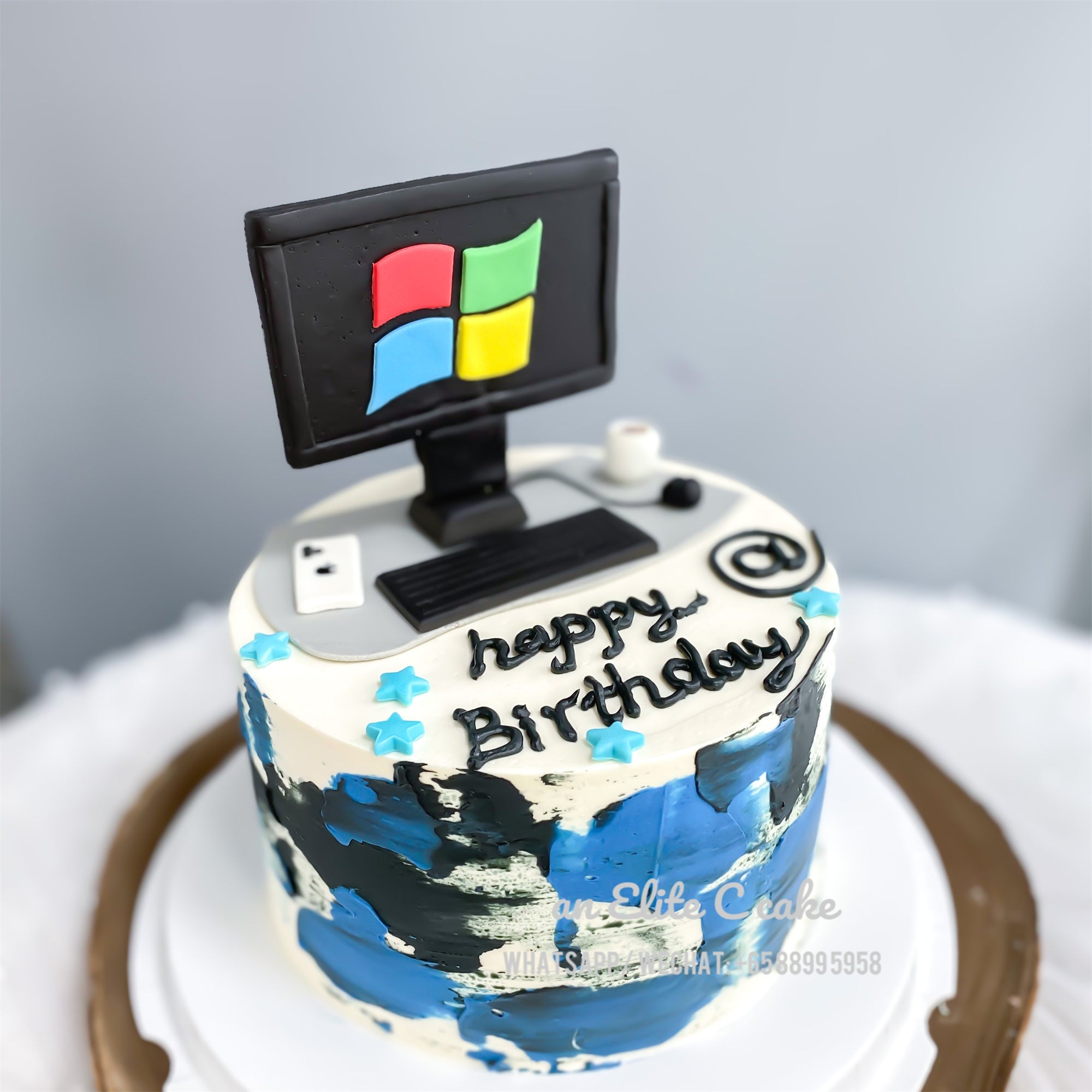 Computer Cake – C Patisserie (SG)