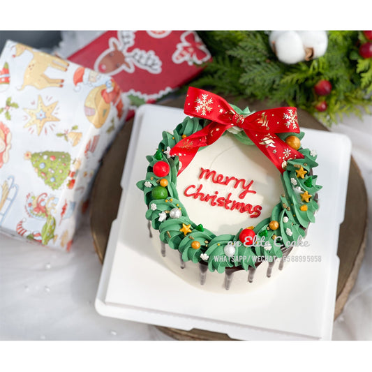 Festival Cake: Christmas Ruby & Pine Joy