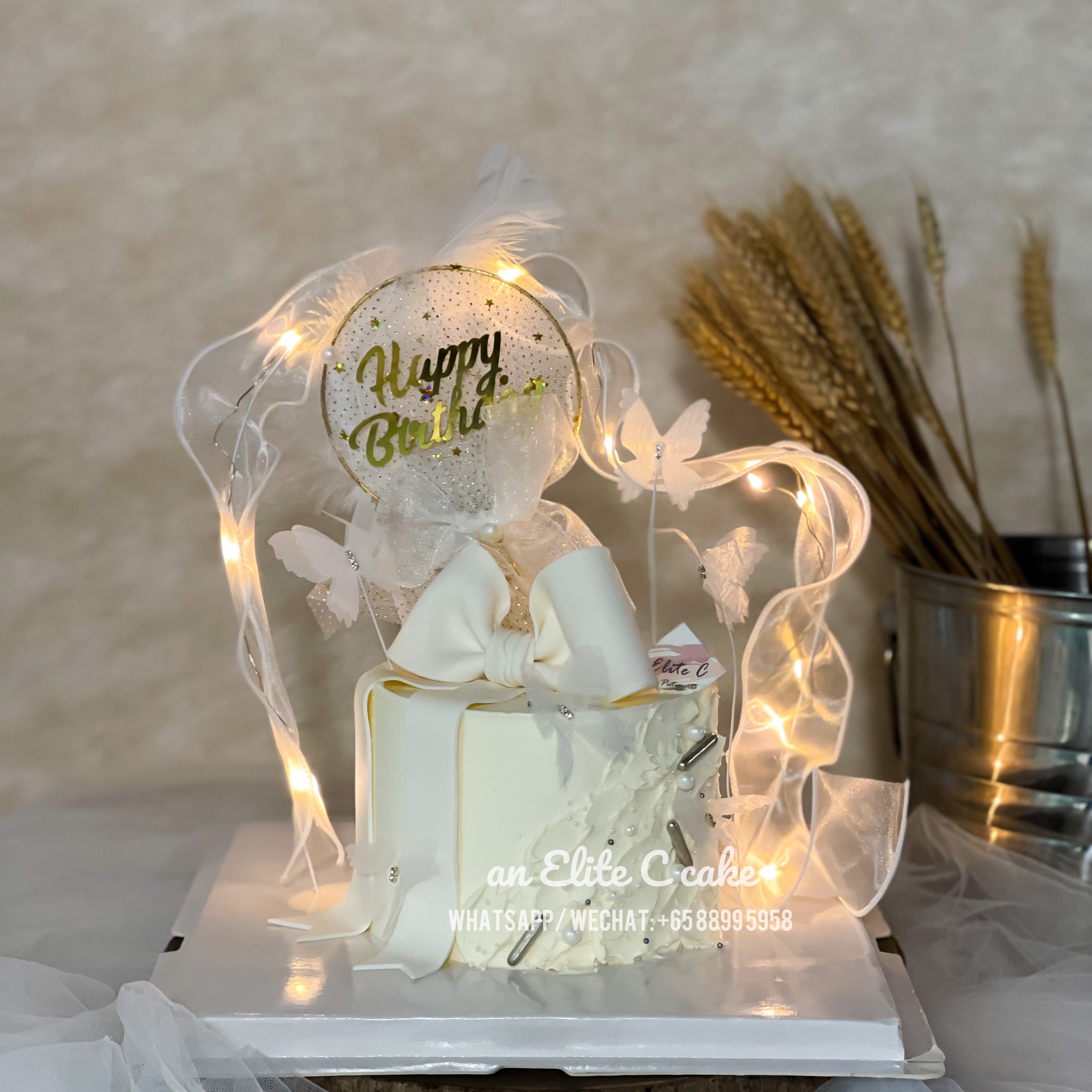 Customised Cake Ribbon Ribbon Cake: Ribbon Flight Fantasia – C Patisserie (SG)
