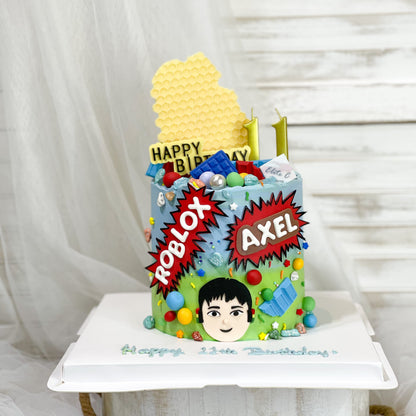 Game R.B. Inspired Cake: Powering Imagination