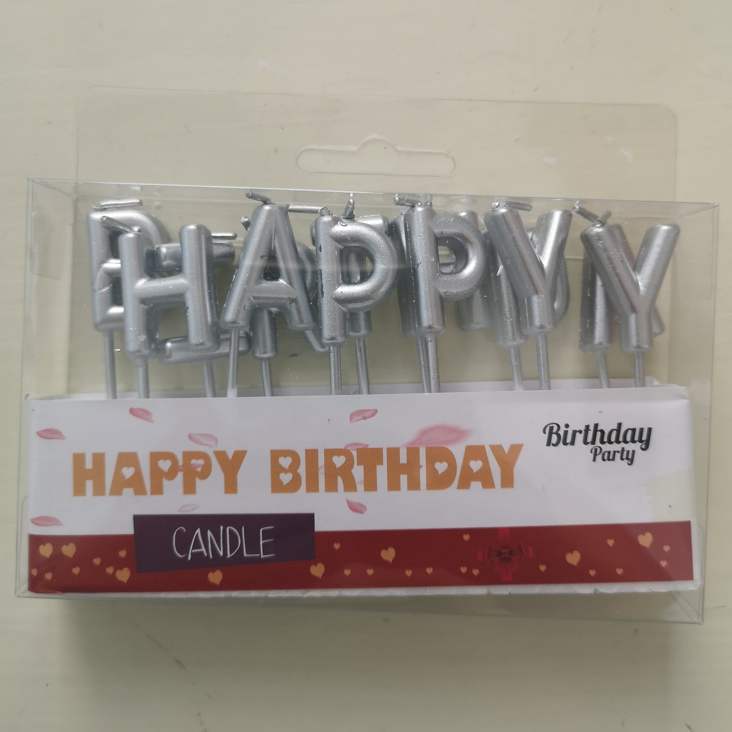 [A] Cake Candle - HAPPY BIRTHDAY (1 set of 13 letters)