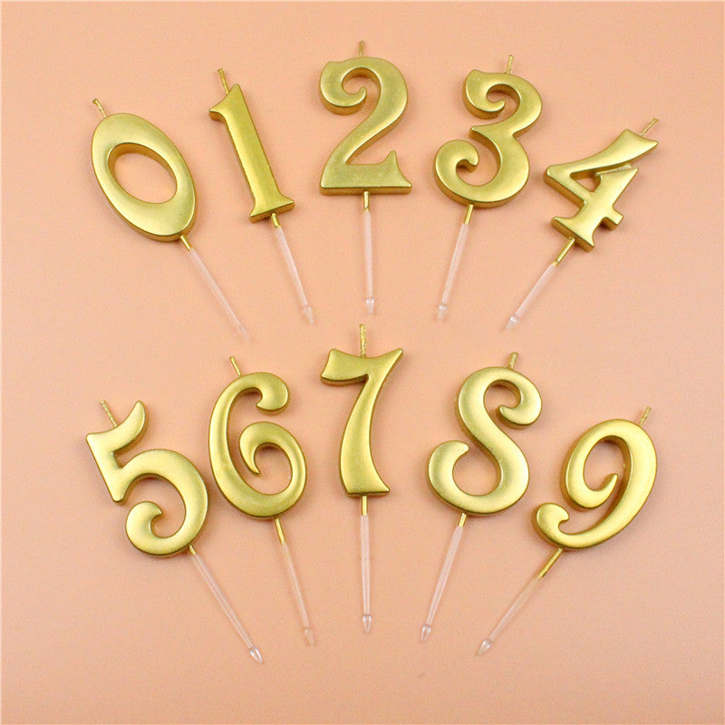 [A] Cake Candle - Numbers